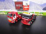 Wsi 410309 Van Seumeren & Mammoet Scania Setje, Hobby en Vrije tijd, Modelauto's | 1:50, Ophalen, Nieuw, Bus of Vrachtwagen, Wsi