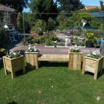 Combideal plantenbank en 2 plantenbakken, Tuin en Terras, Bloembakken en Plantenbakken, Ophalen, 100 cm of meer, Nieuw, Balkon