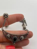 T894 Prachtige zilveren streekdracht ketting, Sieraden, Tassen en Uiterlijk, Antieke sieraden, Ophalen of Verzenden, Zilver, Ketting