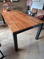 Eettafel  teakhout, Gebruikt, 100 tot 150 cm, Ophalen of Verzenden, Rechthoekig