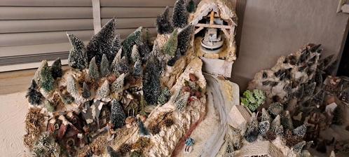 Mooi kerstdorp In 3 delen. Ideaal voor een knutselaar, Diversen, Kerst, Zo goed als nieuw, Ophalen