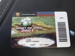 Seizoenkaart Carnet de Soci Barcelona 2001 Anual, Ophalen, Gebruikt, Buitenlandse clubs, Overige typen