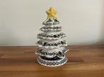 Keramische Kerstboom Kandelaar - Pools Aardewerk Bunzlau, Diversen, Kerst, Ophalen of Verzenden, Zo goed als nieuw