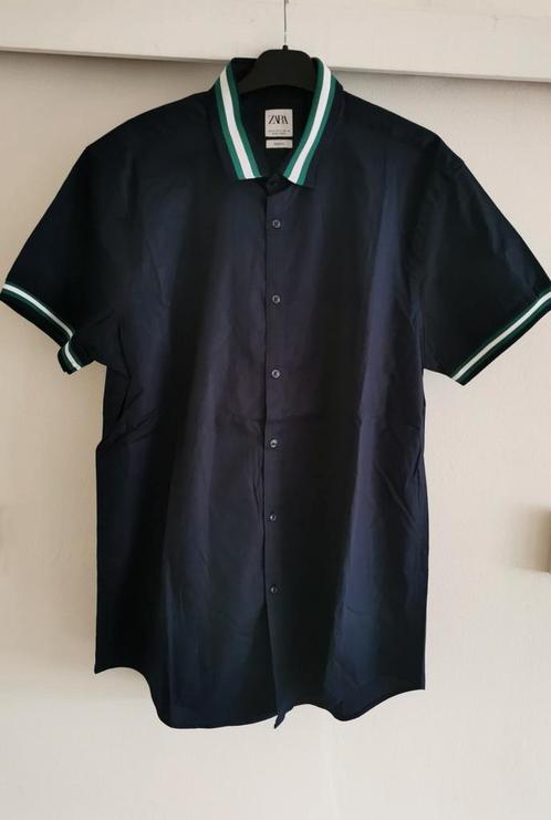ZARA overhemd mt. XL, Kleding | Heren, Overhemden, Nieuw, Halswijdte 43/44 (XL), Blauw, Verzenden