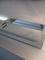 Dienblad, serveerblad, decoratief spiegelglas, Ophalen, Gebruikt, Rechthoekig, Overige materialen