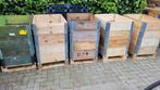 Verzendkist / opslagkist / brandhout opslag / moestuinbak /, Doe-het-zelf en Verbouw, Kratten en Dozen, Ophalen, Gebruikt, 100 cm of meer