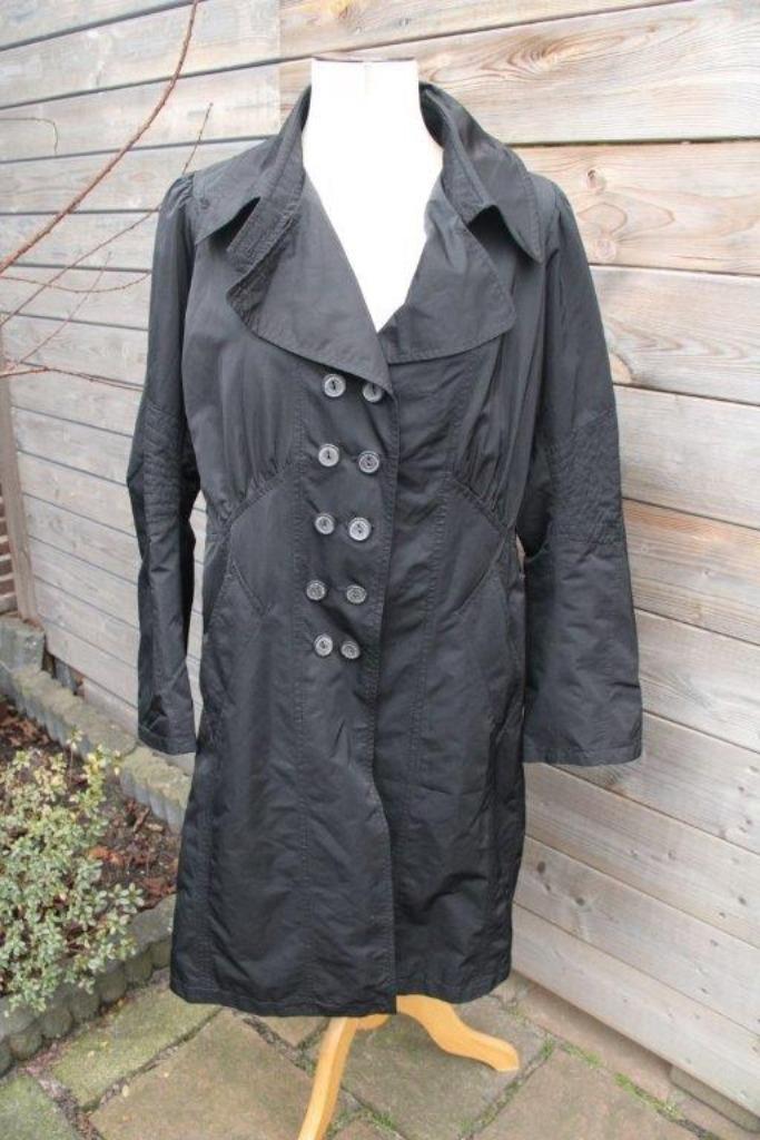 Jas zwart Creenstone mt 42 Vaste prijs, Kleding | Dames, Jassen | Zomer, Zo goed als nieuw, Maat 42/44 (L), Zwart, Ophalen of Verzenden