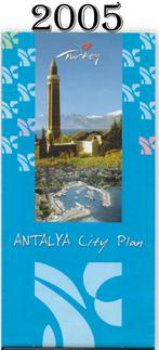 pl38 - Stads Plattegrond Antalya Turkije, Gelezen, 2000 tot heden, Ophalen of Verzenden, Landkaart