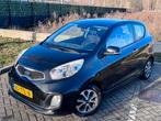 Kia Picanto 1.0 Airco/Multifunc/Airco/NAP/APK/Full option, Voorwielaandrijving, Euro 5, Stof, Zwart