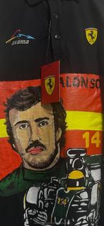 Fernando Alonso Ferrari portret poloshirt, Verzenden, Nieuw, Formule 1