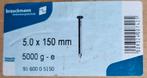 Doos met Brauckmann spijkers/draadnagels, afmeting 5.0 x 150, Ophalen of Verzenden, Nieuw, 100 tot 250 mm, Spijkers