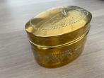 Messing theedoos - Friesche Koper Kunst, Antiek en Kunst, Ophalen of Verzenden, Koper