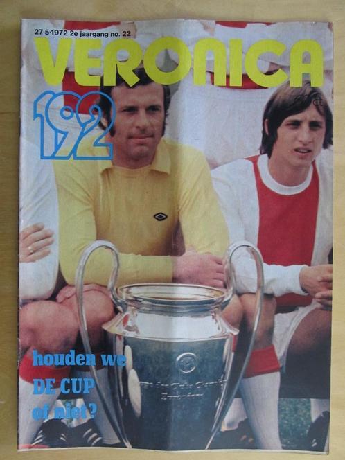 Veronica 1972 Doors Jack de Nijs (Jersey) Ajax Top 100 aller, Verzamelen, Tijdschriften, Kranten en Knipsels, Tijdschrift, Nederland