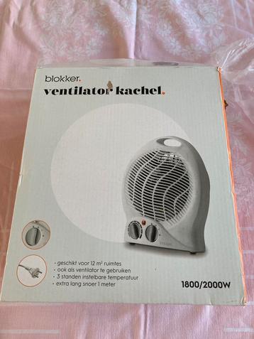 Ventilatorkachel Blokker 1800/2000 Watt NIEUW beschikbaar voor biedingen