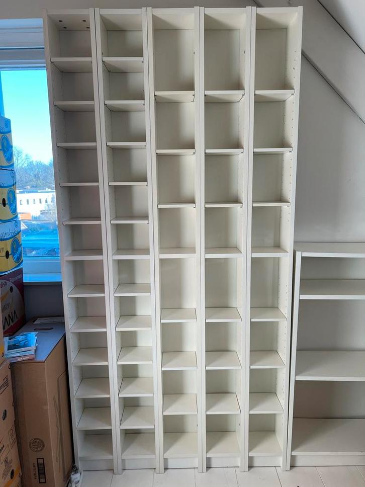 IKEA Benno + Billy Boekenkasten, Huis en Inrichting, Kasten | Boekenkasten, Gebruikt, 50 tot 100 cm, 200 cm of meer, 25 tot 50 cm