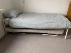 Onderschuifbed - ruimtebesparend en in nette staat, Ophalen, 90 cm, Eenpersoons, Wit