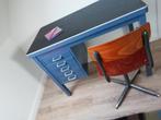Vintage Kinderbureau met Stoel, Huis en Inrichting, Bureaus, Ophalen, Gebruikt, Bureau