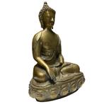 West-Tibetaanse vuurvergulde bronzen Boeddha, Ophalen of Verzenden, Gebruikt