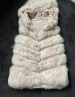 Beige vossenbont bodywarmer met capucon maat M, Kleding | Dames, Bodywarmers, Ophalen of Verzenden, Zo goed als nieuw, Maat 36 (S)