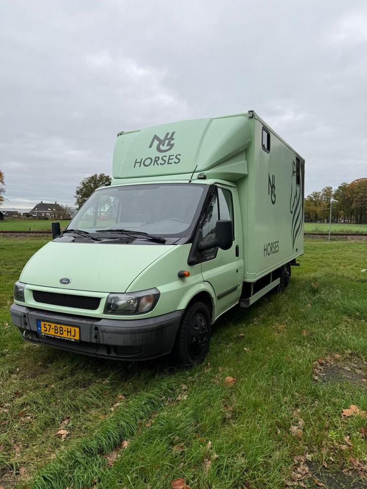 Ford Transit 2 paards paardenwagen, Dieren en Toebehoren, Paarden en Pony's | Trailers en Aanhangwagens, Gebruikt, 2-paards trailer