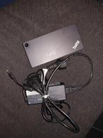 Lenovo ThinkPad USB-C Dock type:40A9 en adapter ADLX90NLC3A, Docking station, Telefoon, Ophalen of Verzenden, Zo goed als nieuw