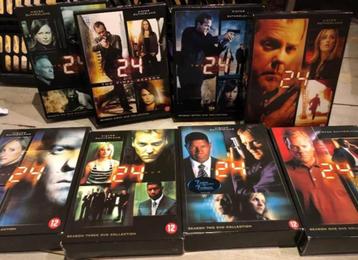 Acht seizoenen van de serie 24 op 56 discs!  beschikbaar voor biedingen