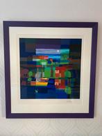Zeefdruk Ton Schulten, Aan het meer, 2000, Antiek en Kunst, Kunst | Litho's en Zeefdrukken, Ophalen of Verzenden