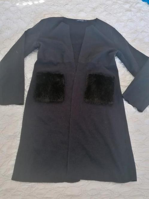 Riverwoods mooi vest/ leuke details/ maat S/ suede mouwen, Kleding | Dames, Truien en Vesten, Zo goed als nieuw, Maat 36 (S), Blauw