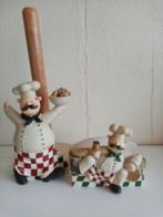 Kok keukenrol en koffievilterzakjes houder, Verzamelen, Beelden en Beeldjes, Ophalen of Verzenden, Zo goed als nieuw