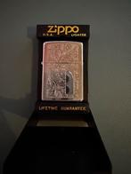 Zippo Aansteker met Gravure, Ophalen of Verzenden, Zo goed als nieuw, Aansteker