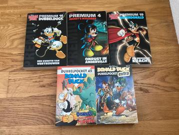 Donald Duck pockets - 2 dubbele pockets + 3 premium pockets beschikbaar voor biedingen