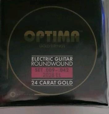 optima gold strings voor electrische gitaar  beschikbaar voor biedingen