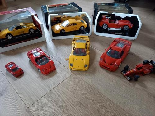 Collectie Ferrari model auto's Bburago mira, Hobby en Vrije tijd, Modelauto's | 1:18, Zo goed als nieuw, Bburago, Ophalen of Verzenden
