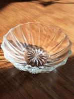 Kristallen schaal, Ophalen of Verzenden, Zo goed als nieuw, Rond, Glas