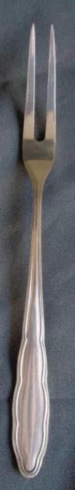 WMF 1500 CHIPPENDALE 100 verzilverde vleesvork 19,2cm meat f, Ophalen of Verzenden, Zo goed als nieuw, Zilver