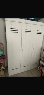 WOOOD Kledingkast 140cm Grenenhout met Lade, Huis en Inrichting, Kasten | Kledingkasten, Gebruikt, 100 tot 150 cm, Ophalen of Verzenden