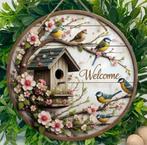 Welkombord raamhanger Vogelhuisje, Ophalen of Verzenden, Nieuw