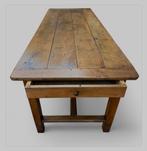 Antieke Franse Boeren Eettafel - Eikenhout 240cm, Ophalen