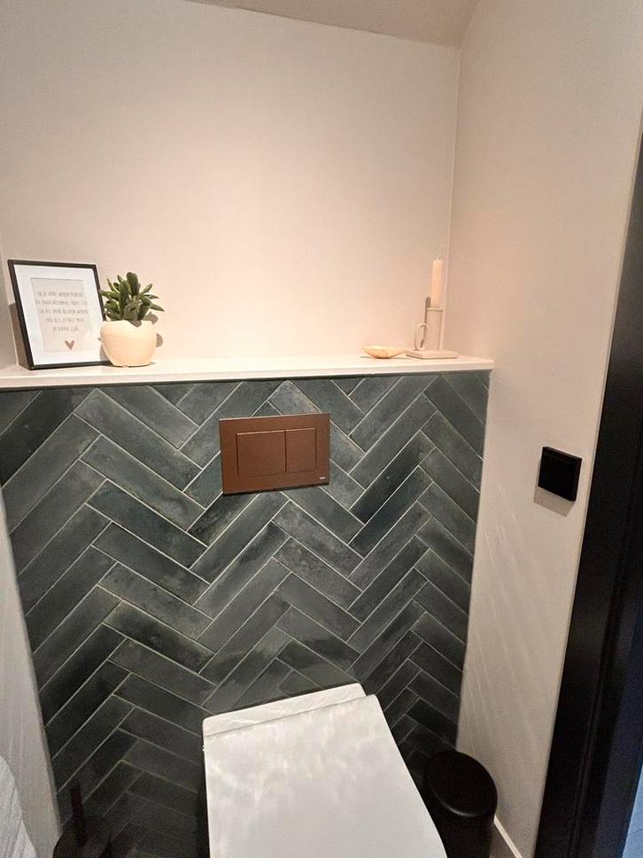 Ragno tegeltjes wc/keuken, Doe-het-zelf en Verbouw, Tegels, Zo goed als nieuw, Wandtegels, Keramiek, Minder dan 20 cm, Minder dan 5 m²