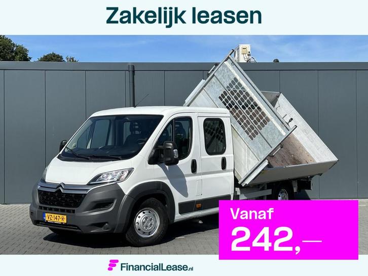 Citroën Jumper 35 2.2 HDI 150 PK L4 / 3 ZIJDIG KIPPER / 7-P, Auto's, Bestelauto's, Lease, Financial lease, ABS, Achteruitrijcamera