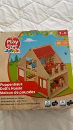 Poppenhuis, Kinderen en Baby's, Speelgoed | Buiten | Speelhuisjes, Ophalen of Verzenden, Zo goed als nieuw, Hout