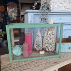 Groene Brocante Accubak/Glazen Bak, Huis en Inrichting, Ophalen