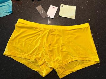 nylon boxer, maat L, geel