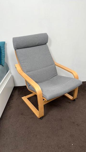 Heerlijk zittende Ikea Poang stoel - zo goed als nieuw! beschikbaar voor biedingen
