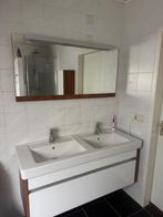 Badkamer meubel Villeroy en Boch+spiegel+kast+kranen H-grohe, Ophalen, 100 tot 150 cm, Zo goed als nieuw, Minder dan 100 cm