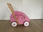 Houten poppenwagen, Kinderen en Baby's, Speelgoed | Houten speelgoed, Ophalen, Zo goed als nieuw, Duw- of Trekspeelgoed