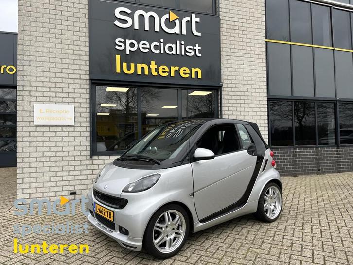 smart fortwo cabrio 1.0 BRABUS garantie en stuurbekrachtigin, Auto's, Smart, Bedrijf, Te koop, ForTwo, ABS, Airbags, Airconditioning