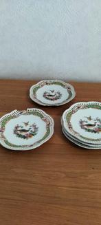 Gebaksbordjes - 6 stuks, 2 beschadigd, Gebruikt, Ophalen of Verzenden, Bord(en), Overige stijlen