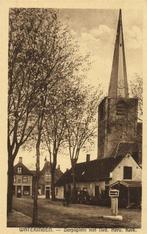 Wateringen. - Dorpsplein met Ned. Herv. Kerk - ongelopen, Verzenden, 1920 tot 1940, Ongelopen, Overijssel