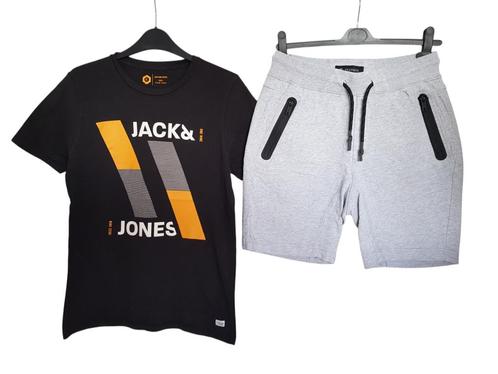 Stoer zwart JACK & JONES shirt draagmaat S., Kleding | Heren, T-shirts, Zo goed als nieuw, Maat 46 (S) of kleiner, Zwart, Verzenden